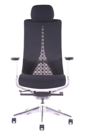 Kancelářská ergonomická židle Sego EGO WHITE  — černá/bílá