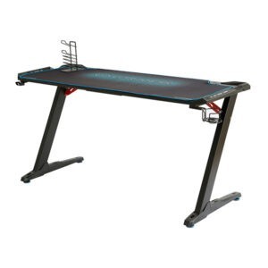 Herní stůl ULTRADESK SPACE XXL BLUE – 154x61x78 cm